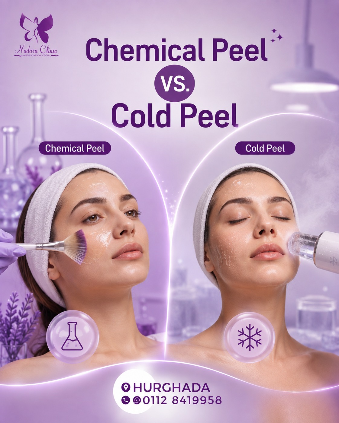 Chemical peels and cold peels in Hurghada